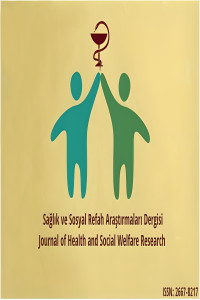 Sağlık ve Sosyal Refah Araştırmaları Dergisi Kapak